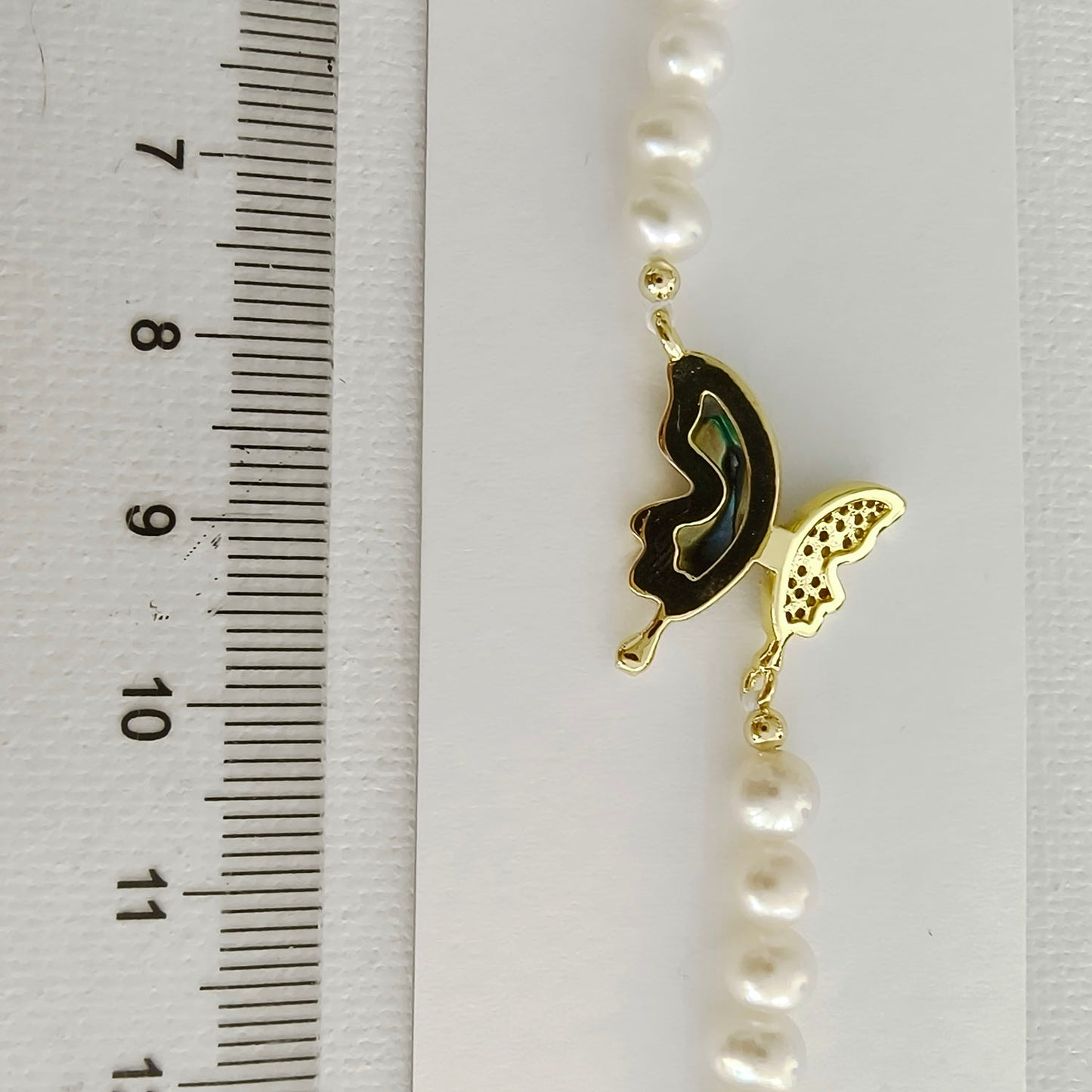 Butterfly Fresh Water Pearl Bracelet