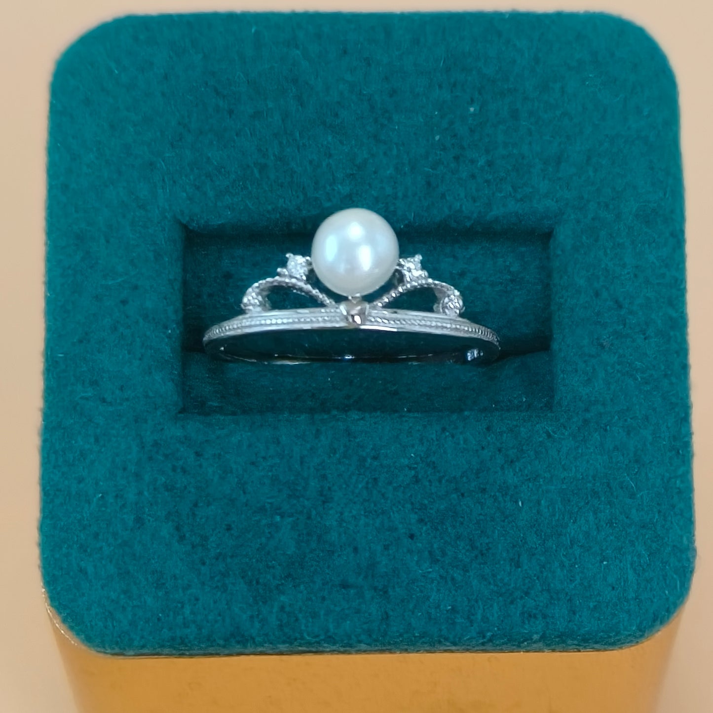 Freshwater Pearl Tiara Elegance Ring- rp13