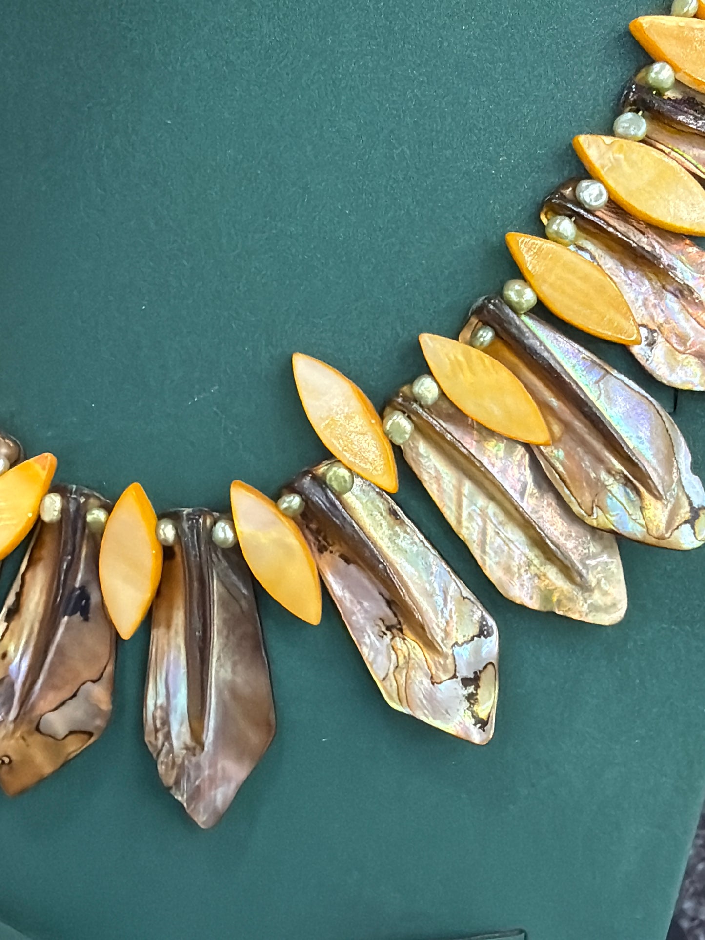 Golden Tides Statement Necklace