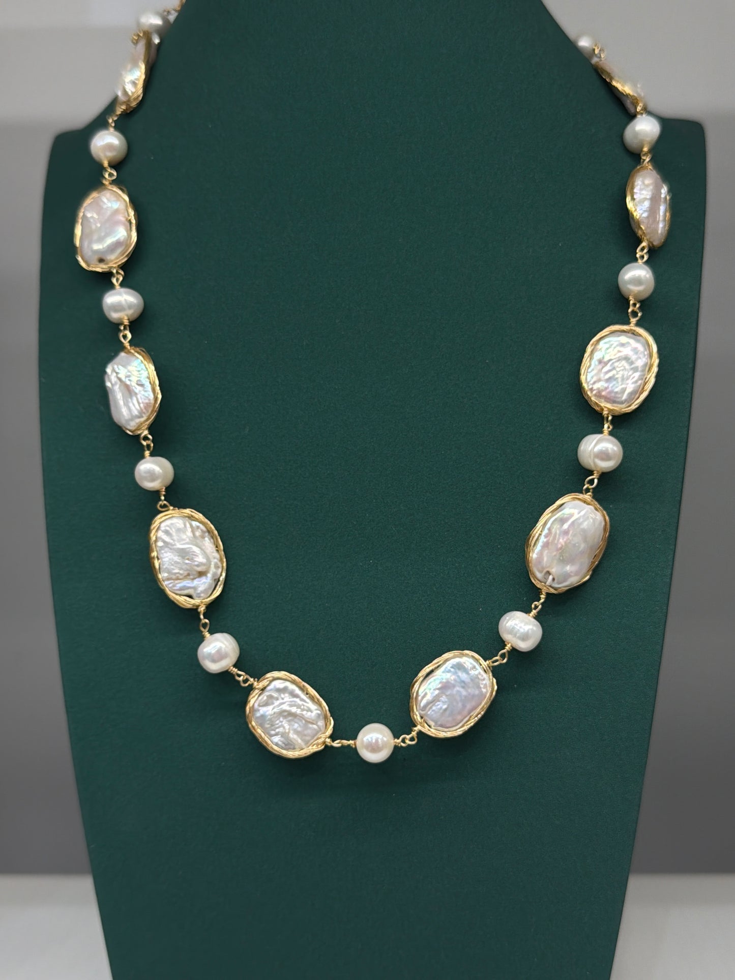 Aurora Baroque Pearl Necklace