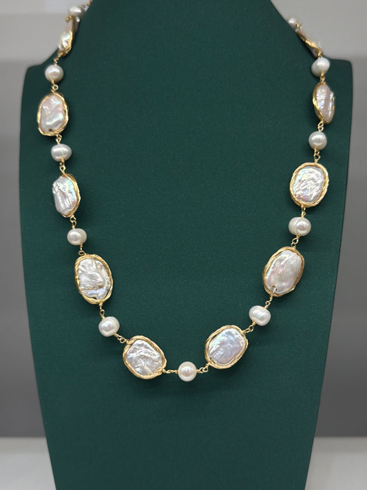 Aurora Baroque Pearl Necklace