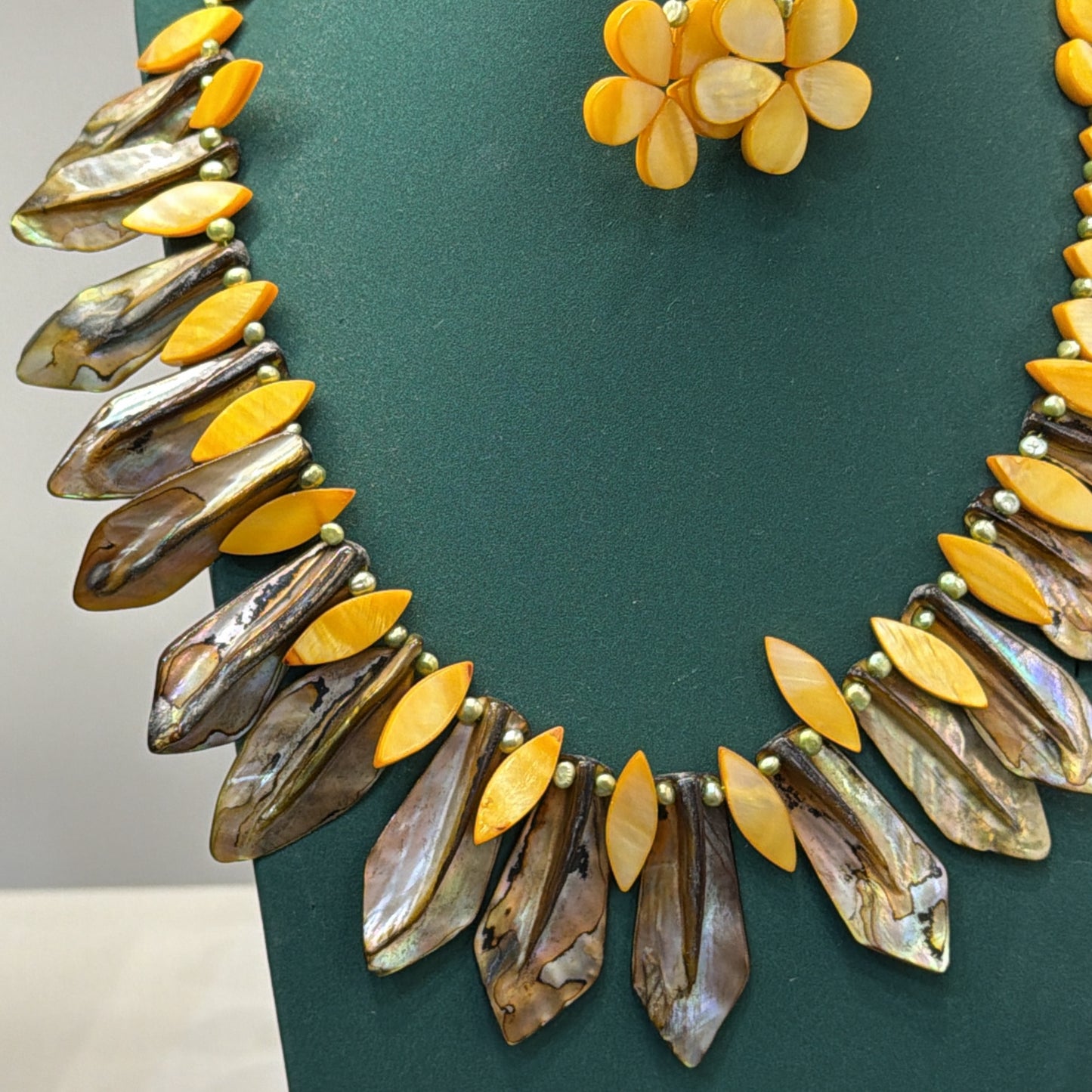 Golden Tides Statement Necklace