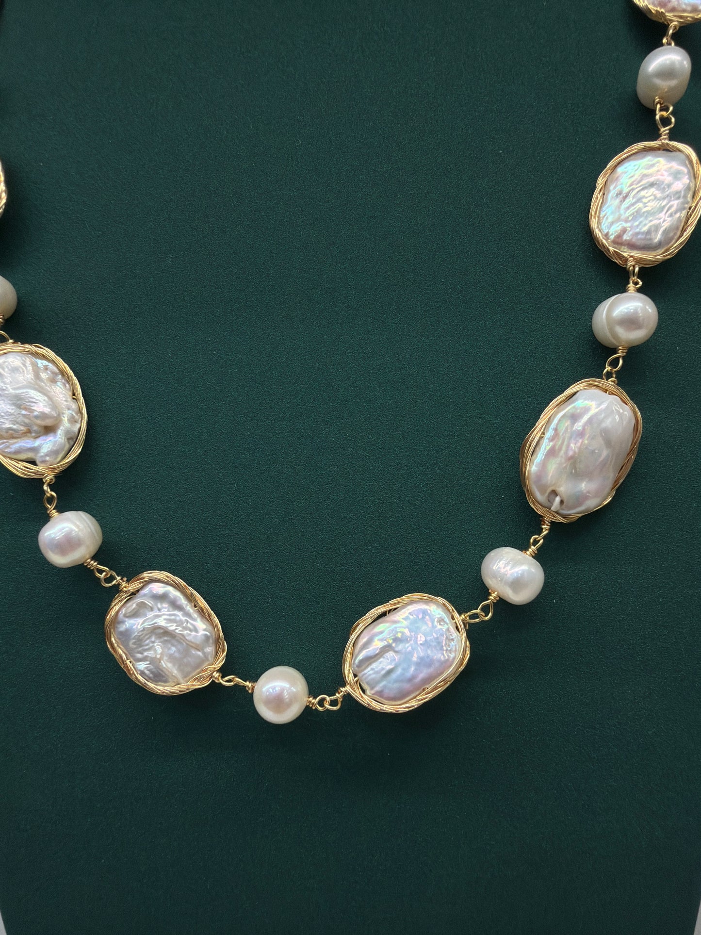 Aurora Baroque Pearl Necklace