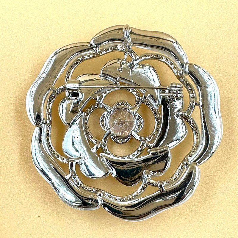 Classic Mother-of-Pearl Camellia Brooch 2 colours