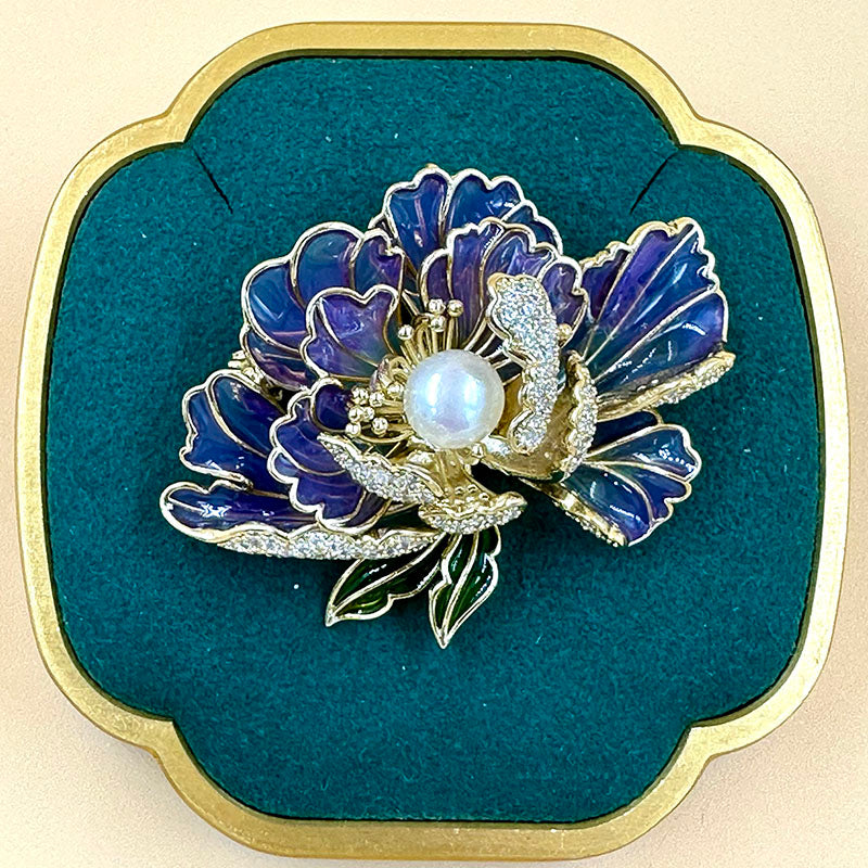 Enchanted Blossom Pearl Brooch 2 colours