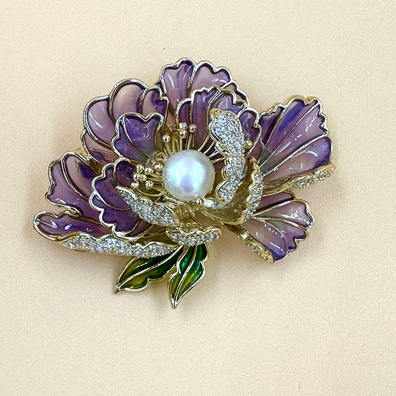 Enchanted Blossom Pearl Brooch 2 colours