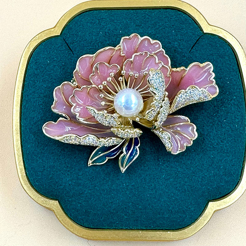 Enchanted Blossom Pearl Brooch 2 colours