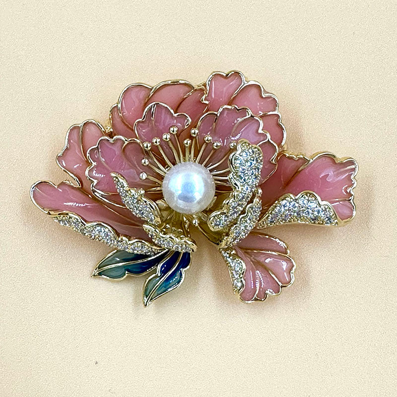 Enchanted Blossom Pearl Brooch 2 colours