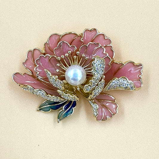 Enchanted Blossom Pearl Brooch 2 colours