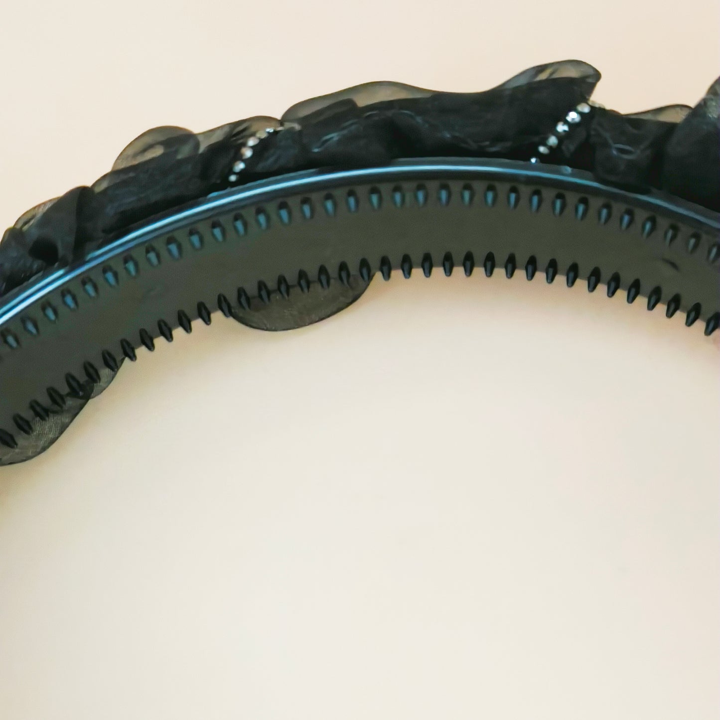 Sheer Ruffle Rhinestone Headband 2 colours