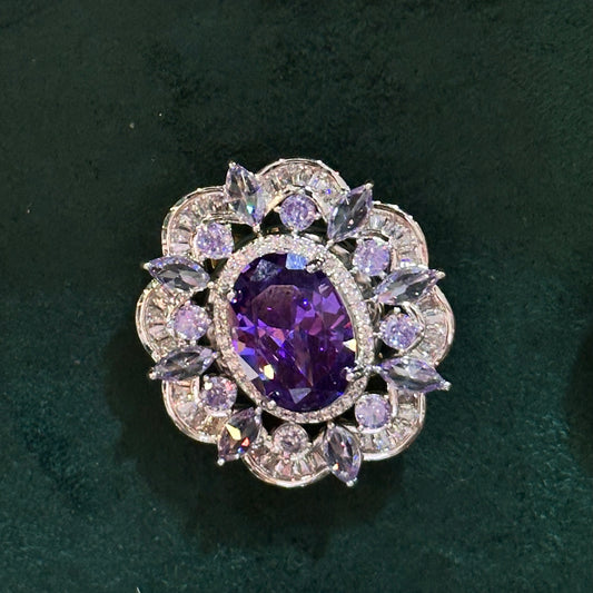 Magnetic Floral Brooch