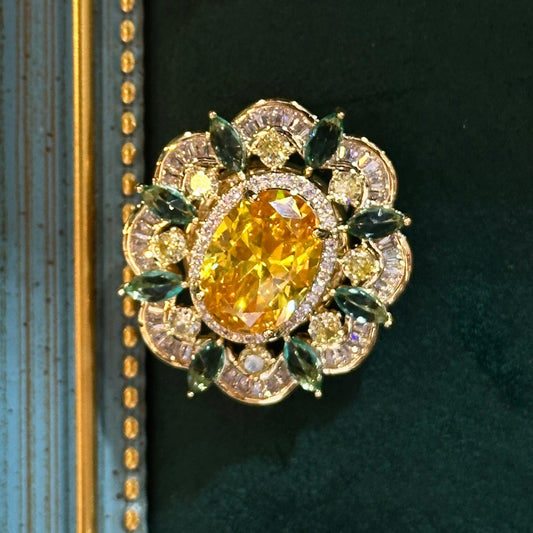 Magnetic Floral Brooch 730024