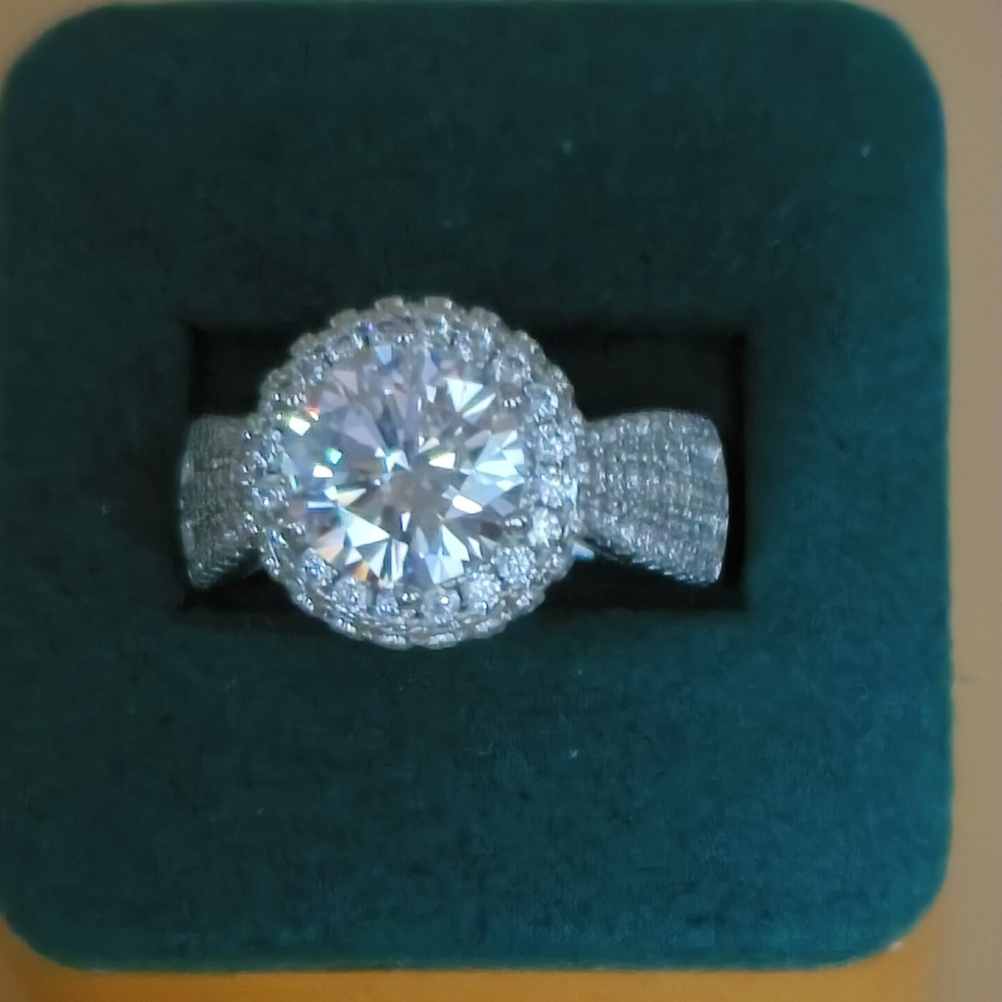 Round Halo Engagement Ring