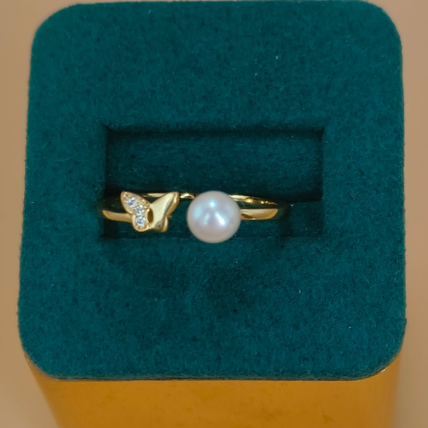 Butterfly Pearl Whisper Ring- rp11